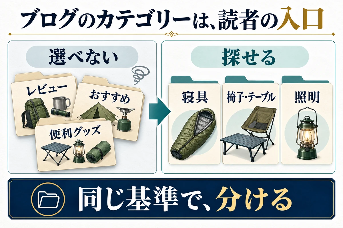 同じ基準で分けると、読者が記事の入口を選びやすくなります。