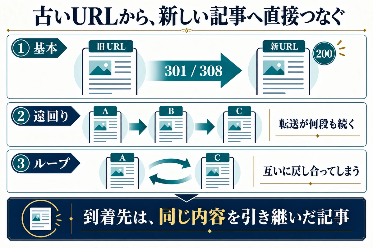 古い入口を残し、同じ内容を引き継いだ記事へ直接案内します。